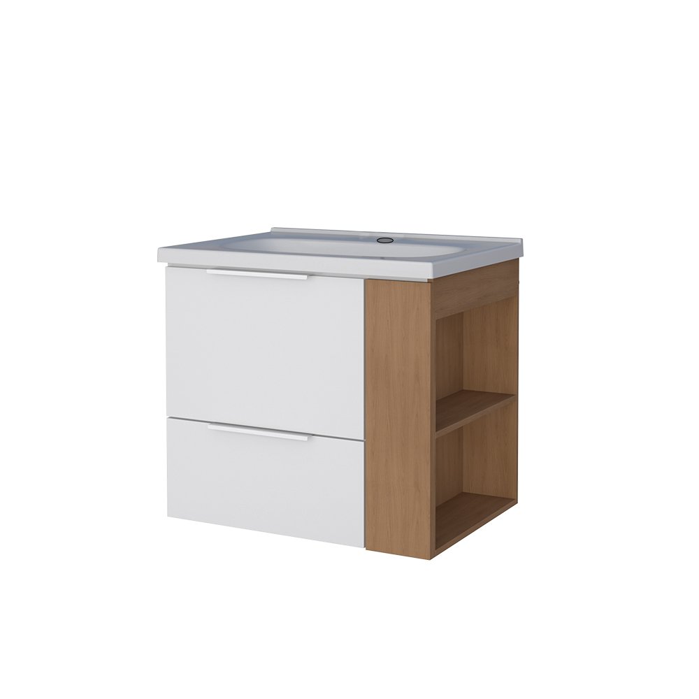 cosmo3567ページ Gabinete Banheiro Madeira Cosmos 60 Cozimax - Lado Direito - 60